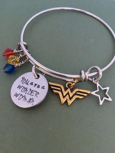 Wonder Woman: You are a Wonder Woman Bracelet - great for Mother's Day
