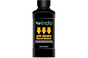 Indo pH Down Hard Water - Strong Formulation for Hard Water - Adjsut pH Down and Maintain Optimum pH Levels (500mL/16oz)