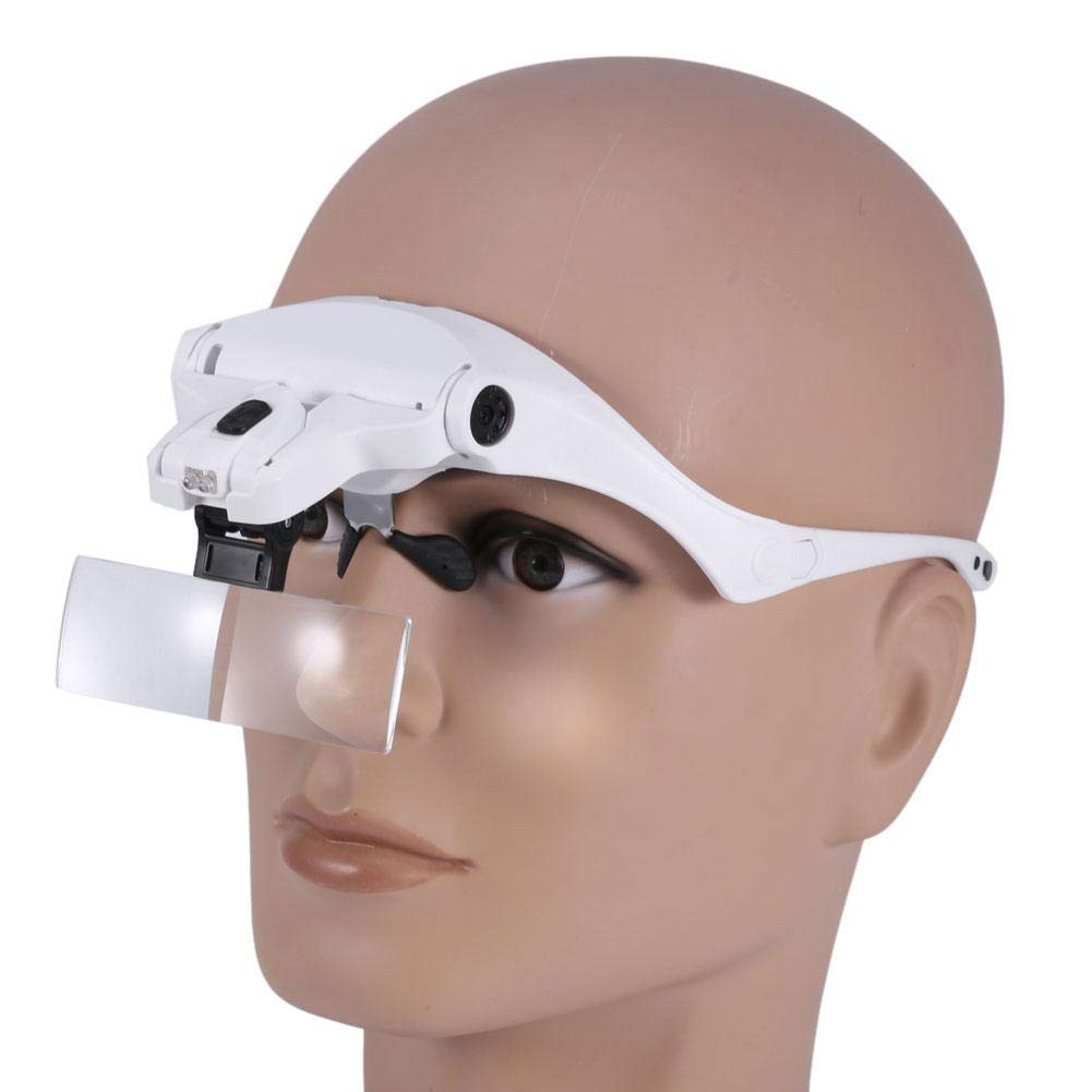 Magnifying Glasses, Asixx Head Worn Lighted Magnifying