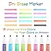 Dry Erase Markers with Erasers, 15 Colors - Set of 60