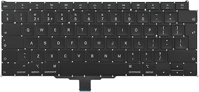 ICTION UK QWERTY Keyboard for MacBook Air 13" A2179 2020 Replacement