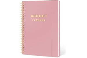 Budget Planner, Undated Monthly Bill Organizer, Expense Tracker Notebook with Pocket, Finance Planner with calendar, Debt Org