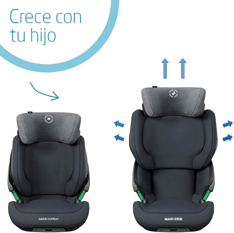 Maxi-cosi kore i-size, assento de carro, 3,5 - 12 anos, 100 - 150 cm, assento de carro isofix, altura/largura ajustável, sistema de proteção lateral plus, fixação rápida e fácil, grafite autêntico