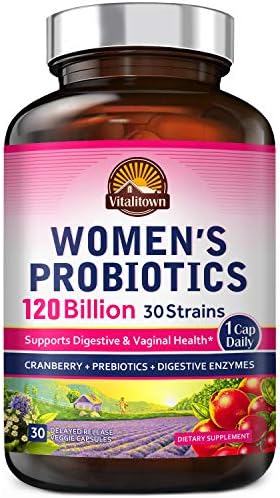 Vitalitown 120 Billion CFUs Women’s Probiotics 1 Cap Daily