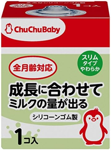 ChuChu Baby Soft Type Silicone Rubber Teat 1P
