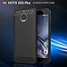 Moto G5S Plus Case, Moto G5S+ Case - Suensan TPU Shock Absorption Technology Raised Bezels Protective Case Cover for Motorola Moto XT1806 (USA) (TPU Black.)