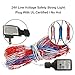 Auelife American Flag Lights, Waterproof American Flag String Light 420 Led Flag Net Lights Indoor Outdoor for Independence Day Memorial Day Fence Yard Garden Festival Christmas Patio Wall Decorations