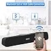 Computer Speakers, Bluetooth Speakers Computer Sound Bar, USB Powered Multifunctional Home Theater Desktop Soundbar Speaker with 10W Dual-Driver Stereo Sound, Rich Bass, 3 ft Bluetooth Range