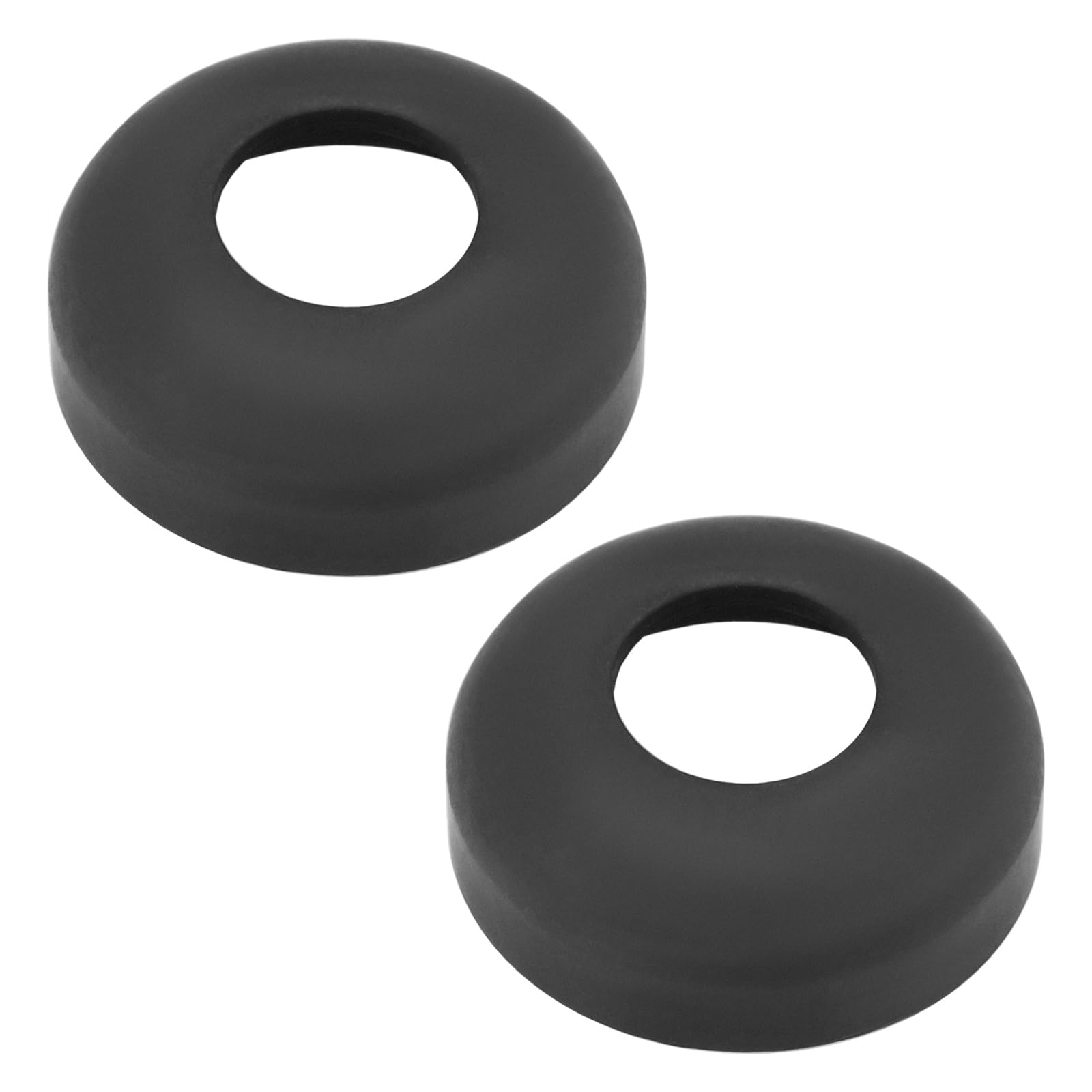 Create idea 2pcs 3/8" Bicycle Steel Rear Hub Cups Front And Rear wheel Bearings Hub Cups for 3/8" Mountain Bike Axle Bicycle Rear Axle Black