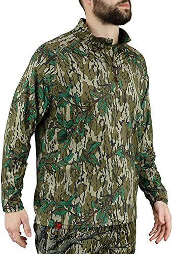 Mossy Oak Men's Lightweight Hunting 1/4 