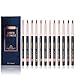Ownest 12 Colors Lip Liner Set, High Pigmented Long Lasting Waterproof Matte Smooth and Creamy, Perfect for Shaping, Lining or Filling in the Lips Make Up Lip Liners
