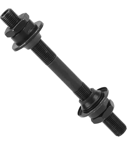 TMRBBesty Axe De Roue VTT – Essieu Avant 14 Cm Et Arrière 19 Cm, En Acier, Pour Roues à Dégagement Rapide
