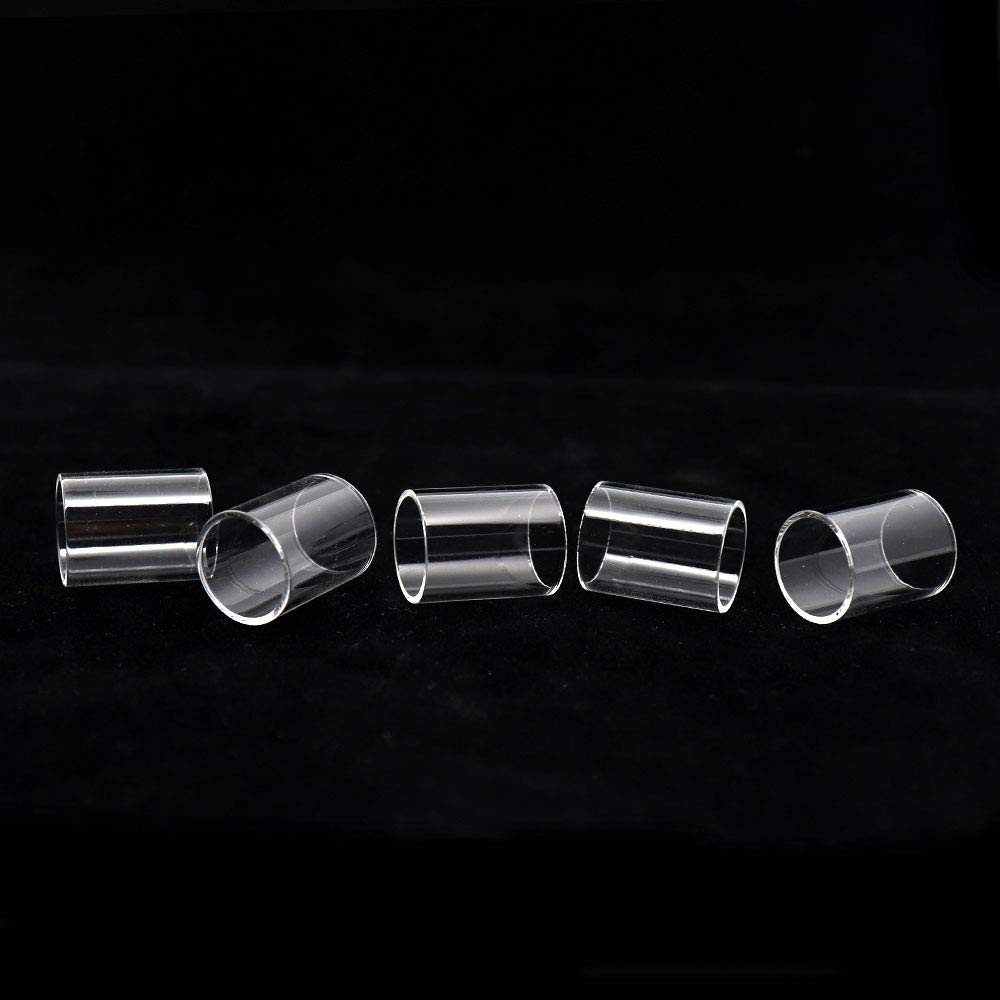 RUIYITECH 5PCS Replacement Stright Glass Tube Fit for justfog q16 pro 1.9ml