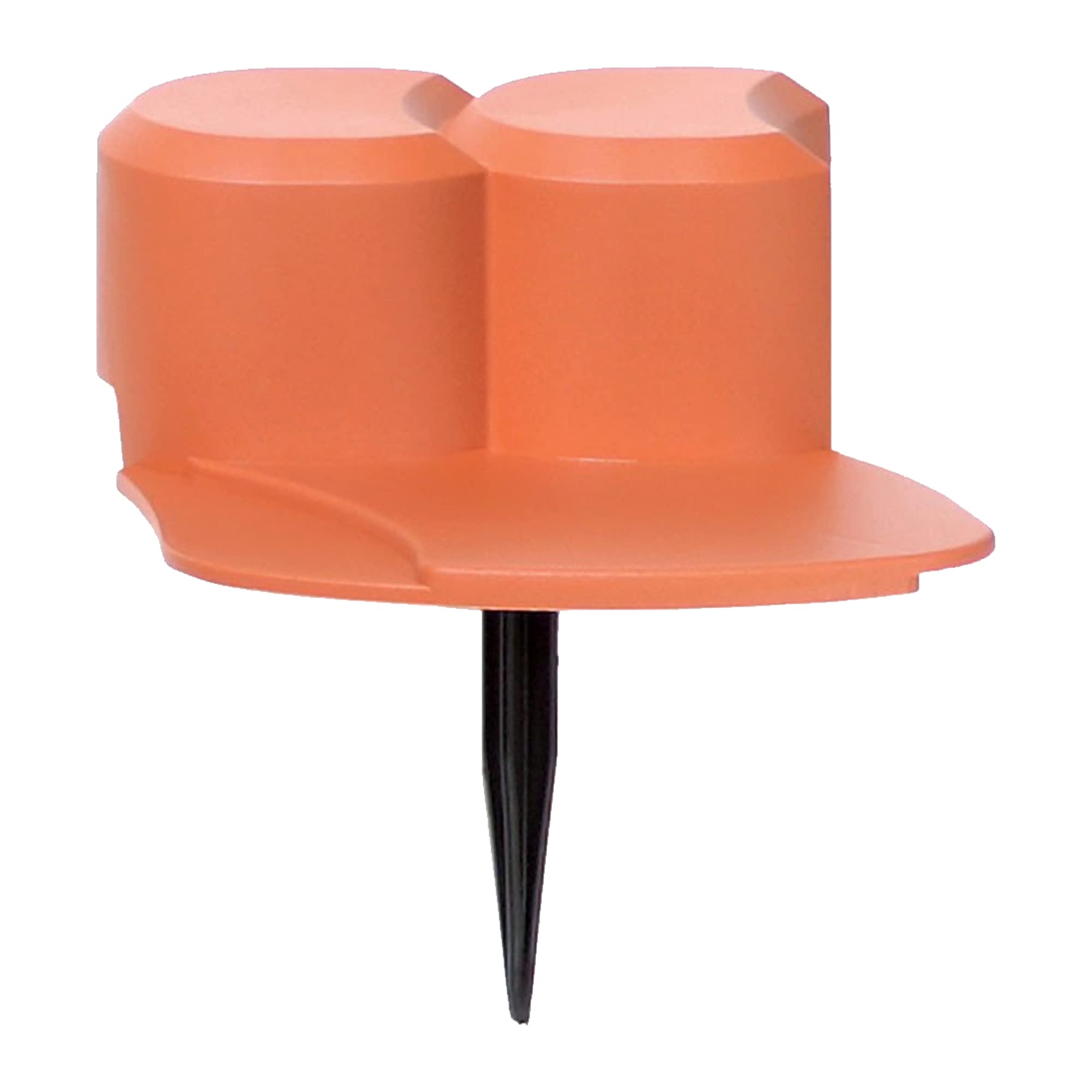 Prosper Plast IHAP1-R624 310 x 7 cm "Palisade" Garden Happy Grass - Terracotta (24-Piece)