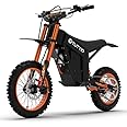 IGC 2000W Electric Dirt Bike with 48V 21AH Battery, 37MPH Tuttio Soleil01 Electric Motorcycle for Adults, 14"/12" Fat Tire E-Bike with 45 Miles Long-Range for Off-Road Mountain (USA Warehouse)