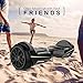 LAMBORGHINI TwoDots Hoverboard 6.5 inches Hover Board with App Bluetooth LED Lights Suitable All Terrain Two-Wheel Balancing Scooter for Kids and Adult by UL2272 Certified Black