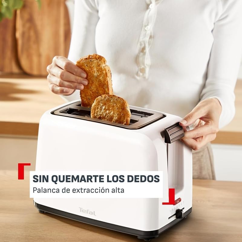 Vita, Tostadora 2 Ranuras, 7 Niveles de tostado, Blanco