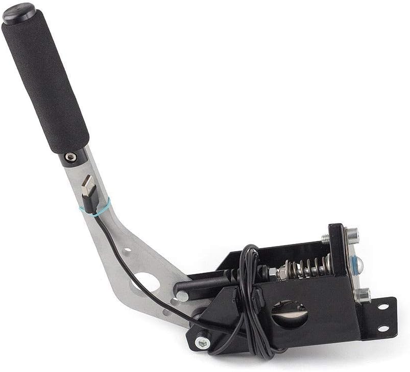 Facaing USB Handbrake PC Windows for Sim Racing Games G25 G27 G29 T500 FANATECOSW Dirt Rally(Black)