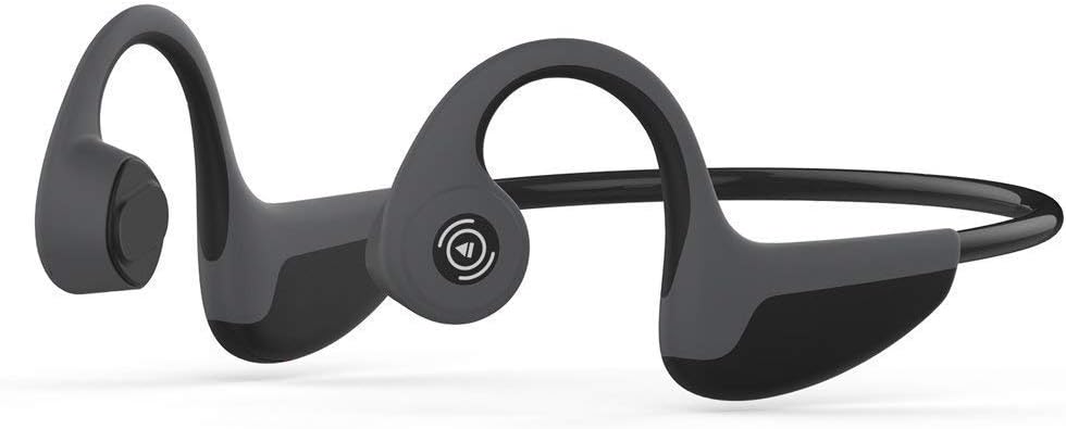 KppeX Bone Conduction Headphones, Bluetooth Wireless Sports Headsets/Earphones Stereo Lightweight with Microphone and Volume Control for Listening Cycling Running Gym.