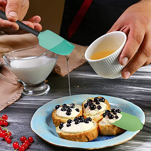 Silicone Spatula Set of 5,High Temperature Resistant, Food Grade Silicone, Dishwasher Safe, for