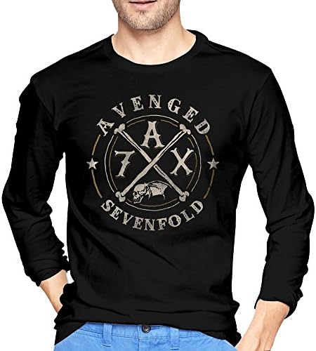 Avenged Sevenfold New Album A7X Logo T-shirt Mens Long-Sleeve Black