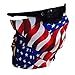 American Flag Tactical Tube U.S. Flag Patriotic Bandana Military Multifunction Face Mask Ski Balaclava Snowboard Moto X Face Protection Harley Davidson Snowboard Ski Mask Multi Function Tactical Seamless