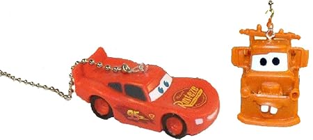 Lightning Mcqueen Tow Mater Ceiling Fan Pull Set Lightning