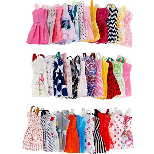 6 Clothes+Barbie+Dresses+Outfit+Birthday