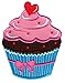 PatchMommy Cupcake Patch, Iron On/Sew On - Appliques for Kids Children
