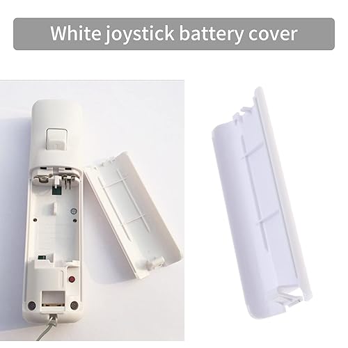 Create idea 4PCS Battery Back Door Cover Shell Compatible with Nintendo Wii  Remote Controller Replacement Plas