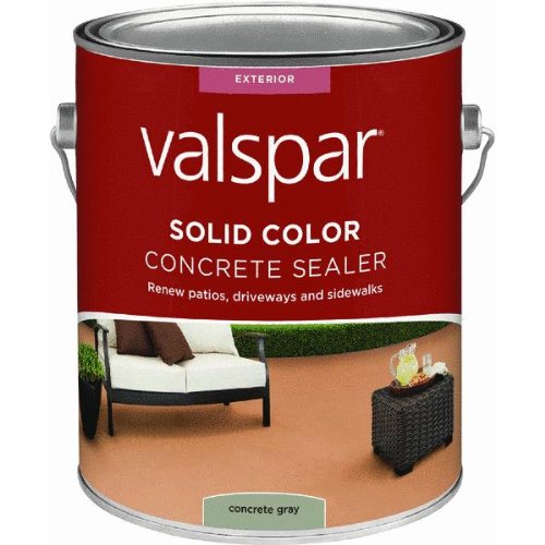 Click Here to See More Images Valspar (82020) Gray Solid Color Concrete Sealer - 1 Gallon