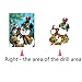 Elevin(TM) Christmas 5D DIY Rhinestone Diamond Embroid Painting Counted Paint by Number Kits Cross Stitch (F-1)