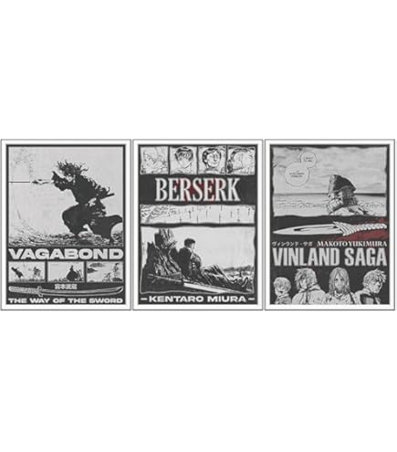 Amazon.com: Ouroboros Art & Design - Berserk Vagabond Vinland Saga