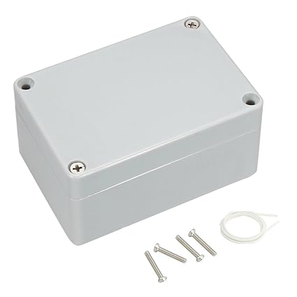 Awclub Waterproof Dustproof Ip65 Abs Plastic Junction Box Outdoor Universal Electric Project Enclosure Gray 3 9 X2 7 X2 100mmx68mmx50mm