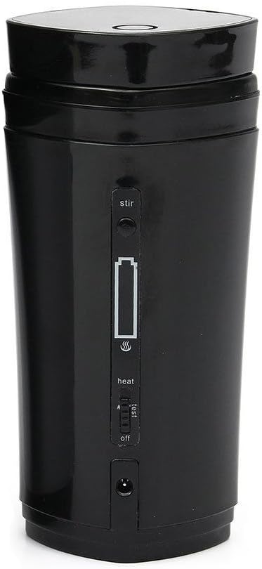 USB Water/Coffee/Tea Cup 130 ML Gadgets Warmer/Heater Mug with Automatic stirring - Black