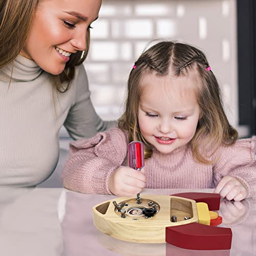 Montessori Screwdriver Board Set Busy Board Nuts and Bolts Toy for Toddlers Includes 3 Fine