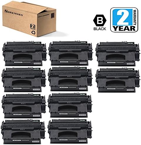 49X Q5949X Toner Cartridge 10 Pack Replacement for LaserJet 1320 1320n 1320t 1320tn 3390 3392 P2014 P2015 P2015d P2015dn P2015x M2727nf series Printers, SirenSky Brand