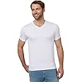 32 Degrees Men's Cool Classic Vneck T-Shirt | Anti-Odor | 4-Way Stretch | Moisture Wicking