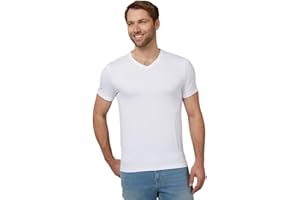32 Degrees Men's Cool Classic Vneck T-Shirt | Anti-Odor | 4-Way Stretch | Moisture Wicking