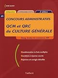 QCM et QRC de culture générale : Catégories B et A by