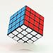 YongJun GuanSu 4x4x4 black cube magic puzzle