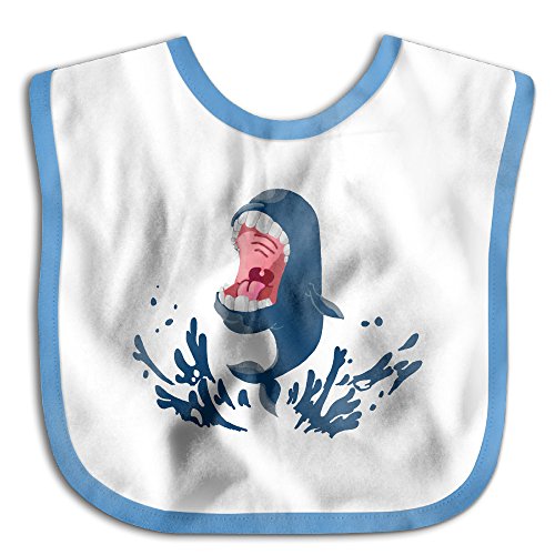 Weird Big Mouthed Whale Cute Soft Absorbent Hypoallergenic Toddler Bibs For Drooling And Teething - For Boys And Girls