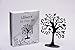 Widelife Jewelry Tree Stand Metal Jewelry Organizer Holder Display for Earrings, Bracelets, Necklaces (Black)