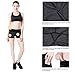 BALEAF Women's Yoga Workout Running Shorts with Side Pockets Non See-Through Yoga Shorts Heather Black Size M