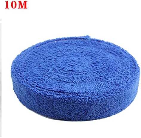 Keyobesa Overgrips for Tennis Rackets Towel Replacement Grip Roll, 10M Comfortable Sweat Absorption Tennis Racket Grip Replacement for Tennis Badminton Badminton Rackets Squash