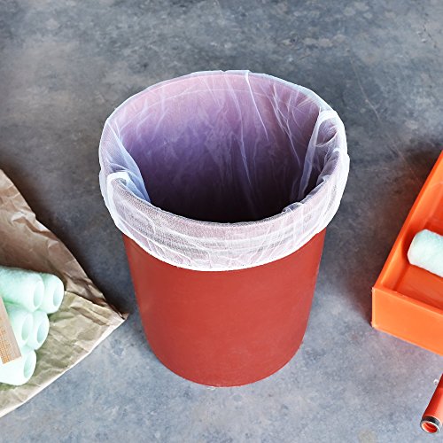Pack of 25 Paint Strainer White Fine Mesh Disposable Bag Filters with Elastic Top Opening - 5 Gallon Bucket Size for Use with Paint Guns and Sprayers - by California Containers - Thumbnail 2