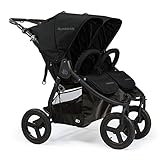 Bumbleride 2018 Indie Twin Stroller, color = Matte Black