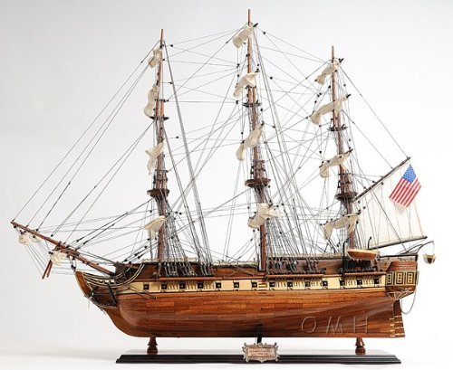 Old Modern Handicrafts Exclusive Edition USS Constitution Collectible