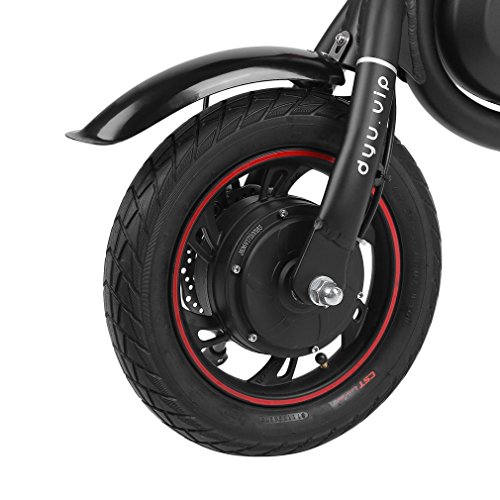 OUTAD Folding E-Bike with 36V 6AH Lithium-Ion Battery, 12 inch Wheels and 250W Hub Motor | Lightweight and Aluminum Electric Bicycle | Reach 18.6 mph, 264 lbs Max Load