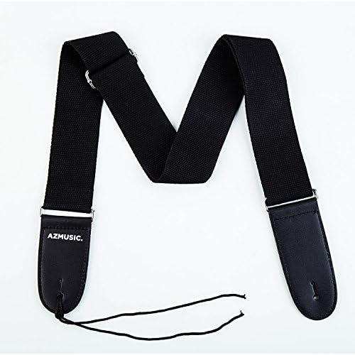AZMUSIC Premium Classic Guitar Strap, Black
